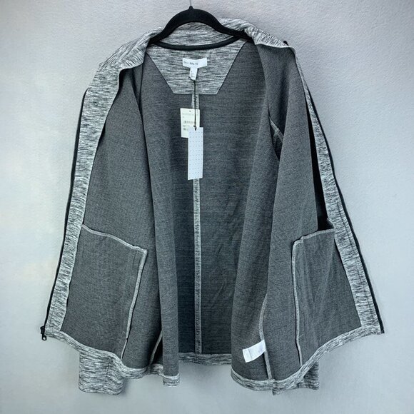 Nordstrom Calibrate Jacket Mens Extra Large Gray Full Zip Stretch Zip Pockets - Picture 4 of 16